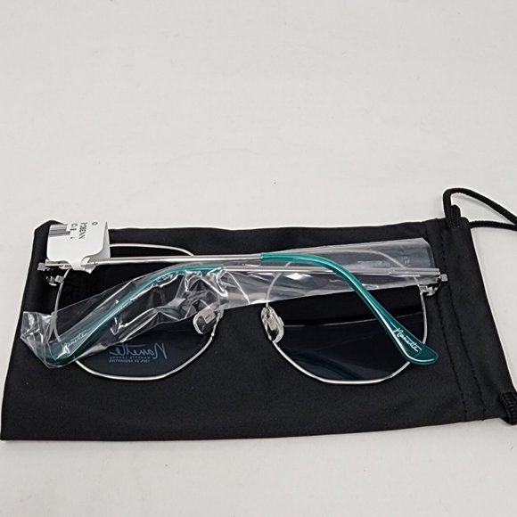 Nanette Lepore Sunglasses Silver Frame Aqua IONN0624-R - Picture 9 of 9